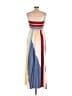 Assorted Brands 100% Polyester Color Block Tan Ivory Cocktail Dress Size 10 - photo 2