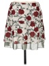 pretty garbage Floral Ivory Casual Skirt Size L - photo 1