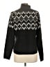 Title Nine Chevron-herringbone Black Turtleneck Sweater Size L - photo 2