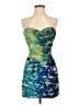 Arden B. 100% Polyester Tie-dye Blue Cocktail Dress Size XS - photo 1