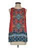 Lucy & Laurel 100% Polyester Red Sleeveless Blouse Size S - photo 1