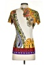 ETRO Ivory Short Sleeve Top Size EU (IT) 40 / US 4 - photo 2