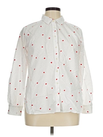 Ann Taylor LOFT Long Sleeve Button-Down Shirt (view 1)