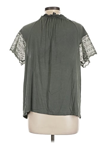 Cable & Gauge Short Sleeve Blouse (view 2)