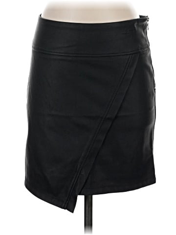 David Lerner Faux Leather Skirt (view 1)