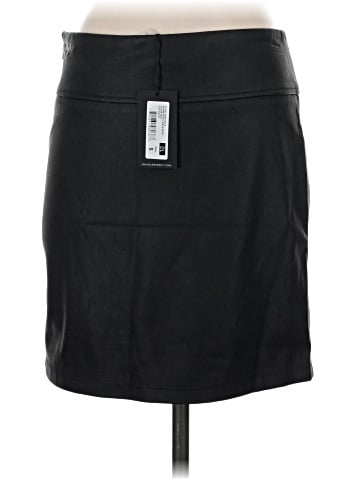 David Lerner Faux Leather Skirt (view 2)