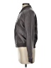 Nordstrom 100% Leather Gray Leather Jacket Size S - photo 5