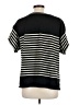 Max Studio Stripes Black Short Sleeve T-Shirt Size L - photo 2