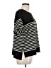 Max Studio Stripes Black Short Sleeve T-Shirt Size L - photo 4