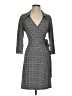 Laundry by Design Houndstooth Gray Casual Dress Size S - photo 1