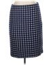 Talbots Outlet Houndstooth Blue Formal Skirt Size 14 - photo 1
