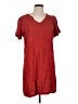 Originality Red Casual Dress Size L - photo 1