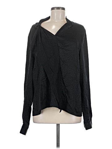 Elie Tahari Long Sleeve Silk Top (view 1)