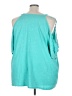 Lovesick 100% Cotton Teal Sleeveless Top Size 5X Plus (5) - photo 2