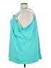 Lovesick 100% Cotton Teal Sleeveless Top Size 5X Plus (5) - photo 5