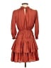 Maje 100% Polyester Orange Casual Dress Size EU (FR) 34 / US 2 - photo 2