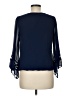 By & By 100% Polyester Blue 3/4 Sleeve Blouse Size M - photo 1
