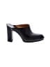 Tod's 100% Leather Black Brown Mule/Clog Size 6 1/2 - photo 1