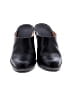 Tod's 100% Leather Black Brown Mule/Clog Size 6 1/2 - photo 2