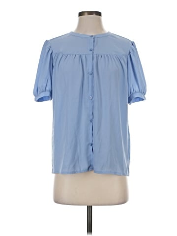 Ann Taylor Short Sleeve Blouse (view 1)