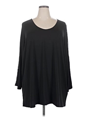 Roaman's 3/4 Sleeve Top (view 1)