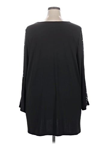 Roaman's 3/4 Sleeve Top (view 2)