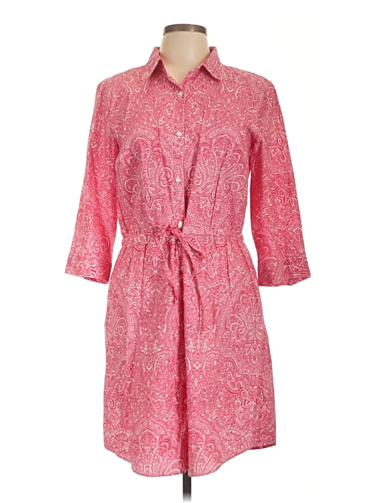 Pre-owned Tommy Hilfiger Casual Dress In Pink