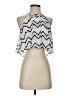 Seductions Silver Sleeveless Blouse Size S - photo 1
