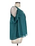 Maeve 100% Polyester Teal Sleeveless Blouse Size 12 - photo 4