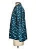 Hanna Andersson 100% Cotton Print Teal Long Sleeve Button-Down Shirt Size XS - photo 5