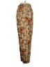 Unbranded 100% Silk Print Gold Silk Pants Size 14 - photo 5