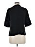 Pharaoh 100% Cupro Black Short Sleeve Blouse Size Med (2) - photo 2