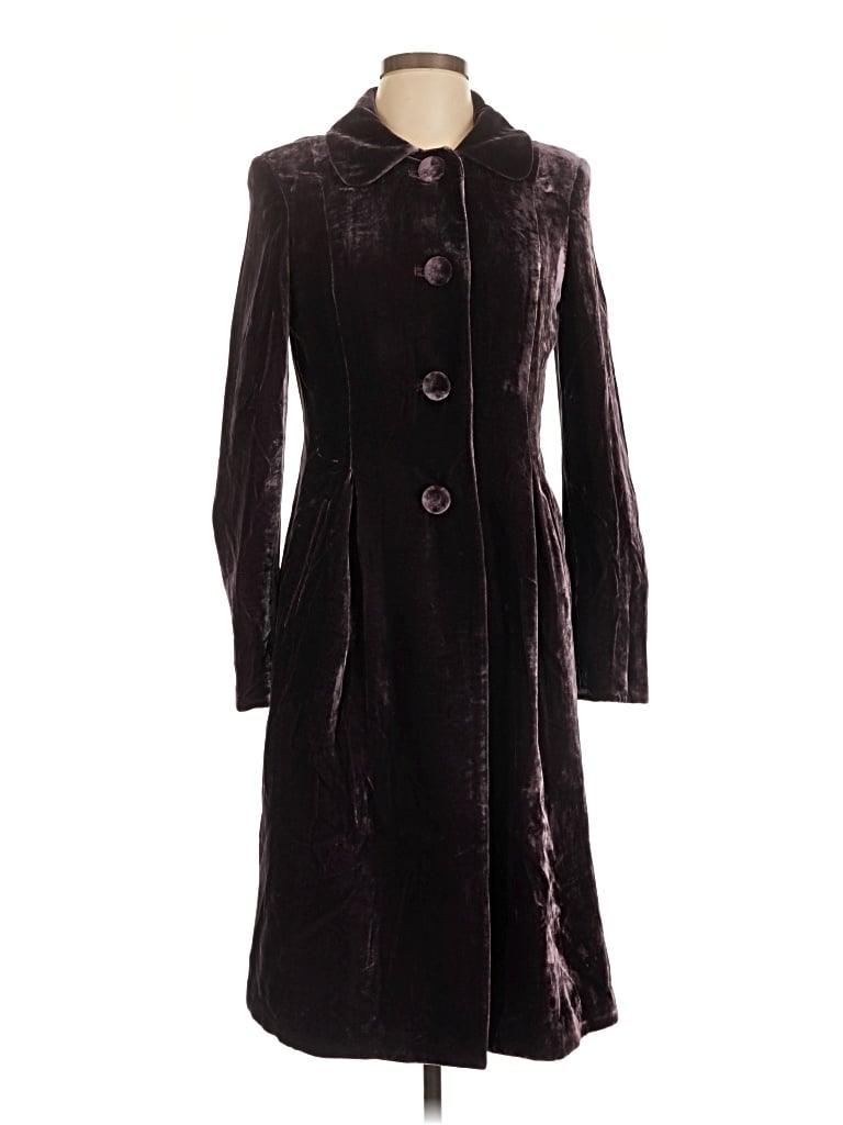 Pre-owned Boden Coat In Burgundy