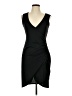 Unbranded 100% Polyester Solid Black Cocktail Dress Size L - photo 1