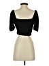 Unbranded Black 3/4 Sleeve Top Size P (estimated, petite) - photo 2
