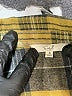 Easel Plaid Yellow Casual Dress Size S - photo 7