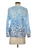 Cubism Animal Print Blue Cardigan Size S - photo 2