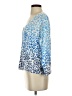Cubism Animal Print Blue Cardigan Size S - photo 5