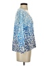 Cubism Animal Print Blue Cardigan Size S - photo 4