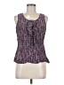 Halogen Purple Sleeveless Blouse Size Med Petite - photo 1