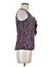Halogen Purple Sleeveless Blouse Size Med Petite - photo 4