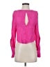 IRO 100% Viscose Pink Long Sleeve Blouse Size 32 - photo 1