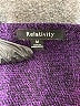 Relativity 100% Acrylic Purple Poncho Size M - photo 7