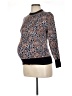 Lilac Animal Print Brown Pullover Sweater Size L - photo 1