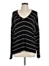 Blu Pepper Stripes Black Pullover Sweater Size L - photo 1