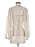 Ranna Gill 100% Polyester Ivory Long Sleeve Blouse Size S - photo 2