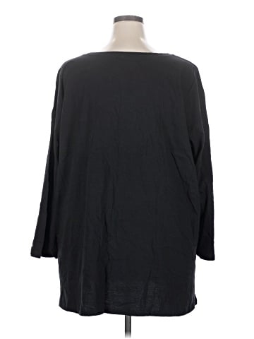 Roaman's 3/4 Sleeve T-Shirt (view 2)