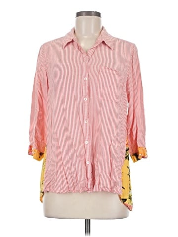 Intro 3/4 Sleeve Button-Down Shirt (view 1)