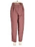 Topshop 100% Polyester Solid Pink Burgundy Casual Pants Size 6 - photo 1