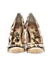 Naughty Monkey Animal Print Tan Heels Size 6 - photo 2